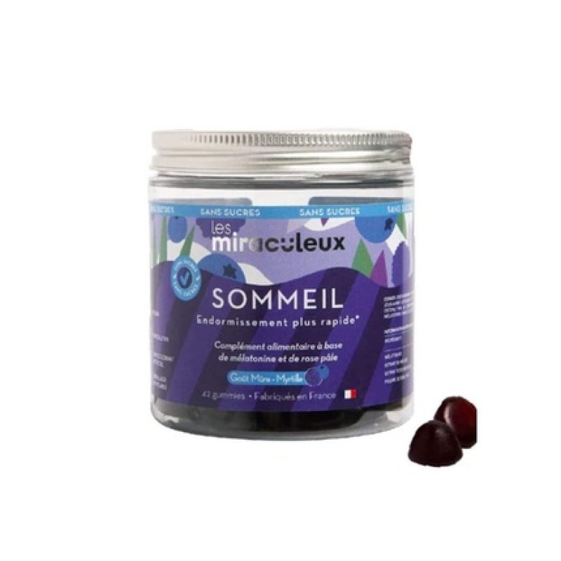 Les Miraculeux Sugar-Free Sleep Gummies 42 Count