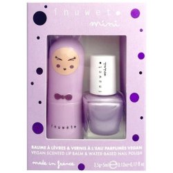 The Duo Set Lip Balm & Water-Based Lacquer - Mauve