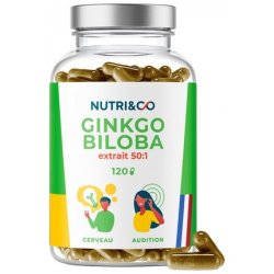 Nutri&Co Ginkgo Biloba Food Supplement 120 Capsules