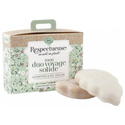 Respectful Extra-Mild Solid Shampoo Bio 35g and Solid Shower Gel Nutr