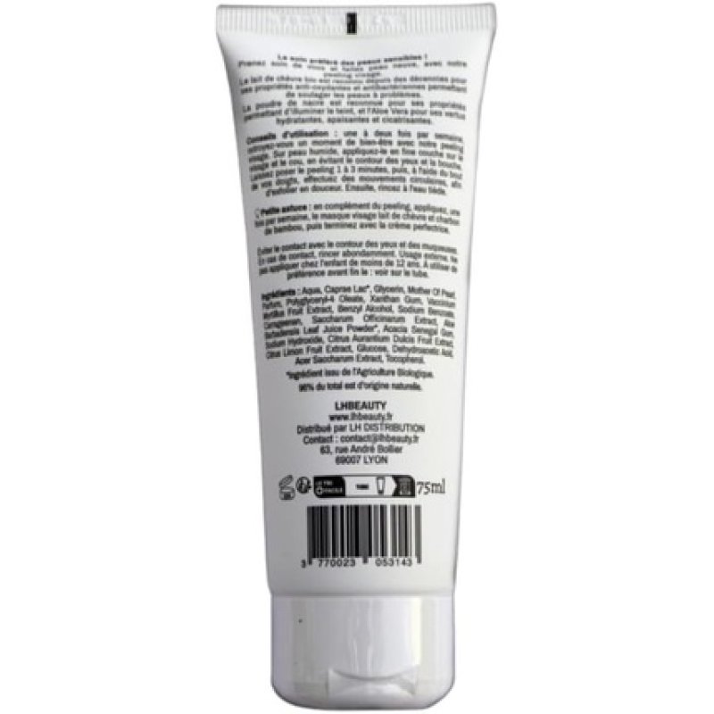 Organic Goat's Milk Facial Peel Lh Beauty 75ml