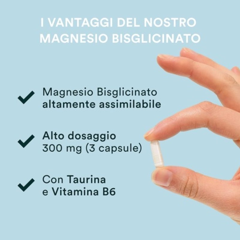 Novoma Complete Magnesium Bisglycinate with Taurine and Vitamin B6
