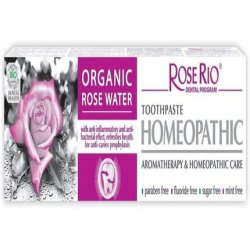 Toothpaste Homeopathic Care Aromatherapy with Organic Rose Water 65ml