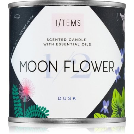 I/TEMS 1/2 Moon Flower Scented Candle - 100 g