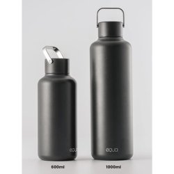 EQUA Timeless Stainless Steel Bottle 600ml Dark
