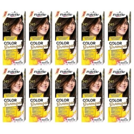 Schwarzkopf Palette Color Shampoo Hair Color 3-0 Dark Chocolate