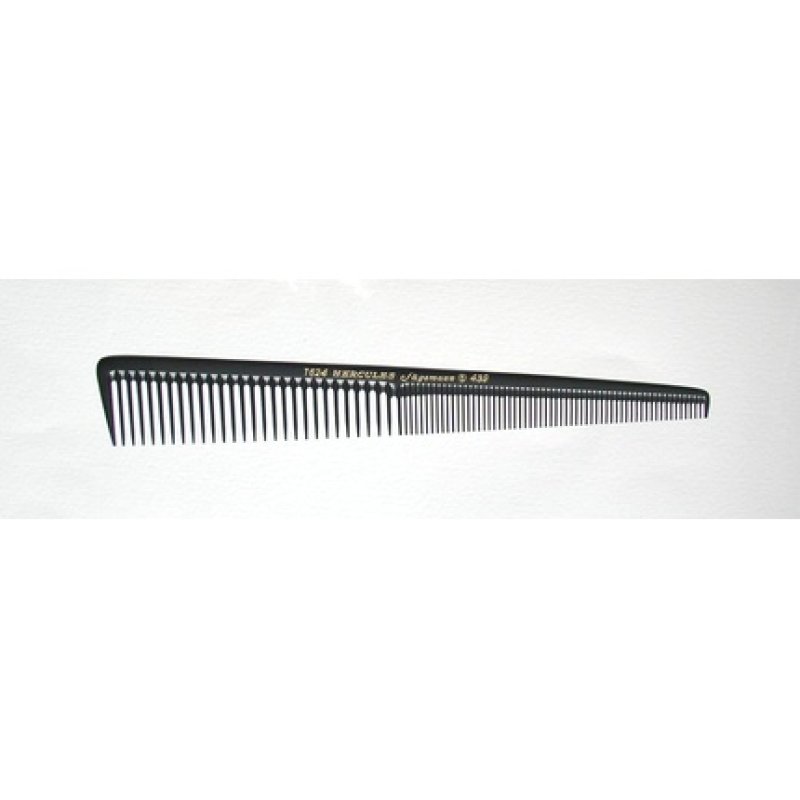 HERCULES SÄGEMANN 1624-439 Comb High Quality Hair Cutting Comb Trapezoid Geometry Fine Tooth Ideal for 1-20mm Cuts