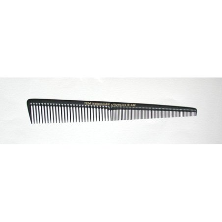 HERCULES SÄGEMANN 1624-439 Comb High Quality Hair Cutting Comb Trapezoid Geometry Fine Tooth Ideal for 1-20mm Cuts
