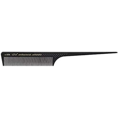 Hercules Sägemann NYH Triumph Master Wolf37 A606 Anti-Bacterial Hair Comb 8.5-Inch Length Black