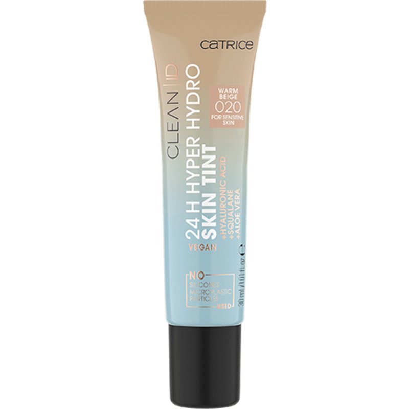 CATRICE Clean ID 24H Hyper Hydro Skin Tint 30 ml Tube Cream 020 Warm Beige