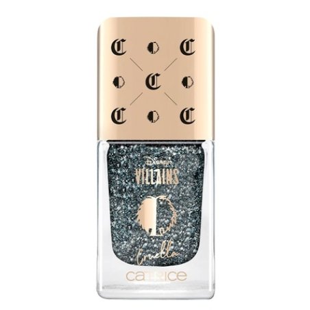 Catrice Disney Villains Cruella Nail Polish 11ml Nr. 020 Smoke Black Long-Lasting Glittering Shiny
