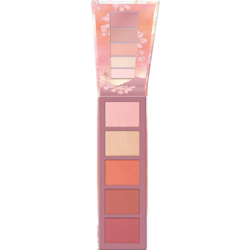 Essence Peachy Blossom palette of highlighters and blush - 15 g