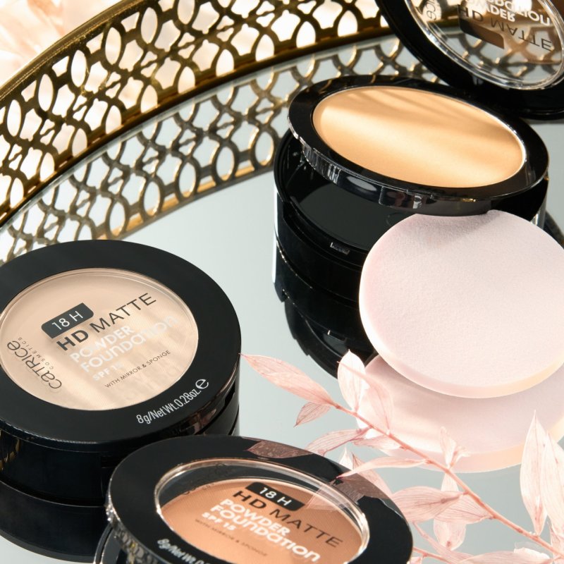 CATRICE 18H HD Matte Powder Foundation 8 g Compact case 020N