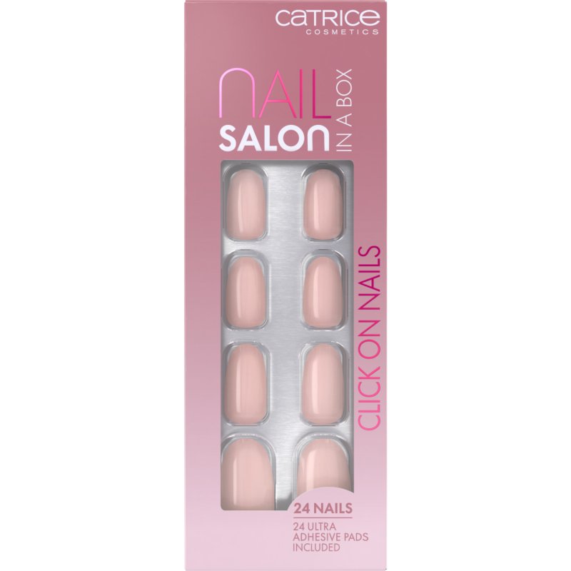 CATRICE Nail Salon in a Box Click on Nails Ongles des mains Naturel Monochromatique 24 pièce(s)