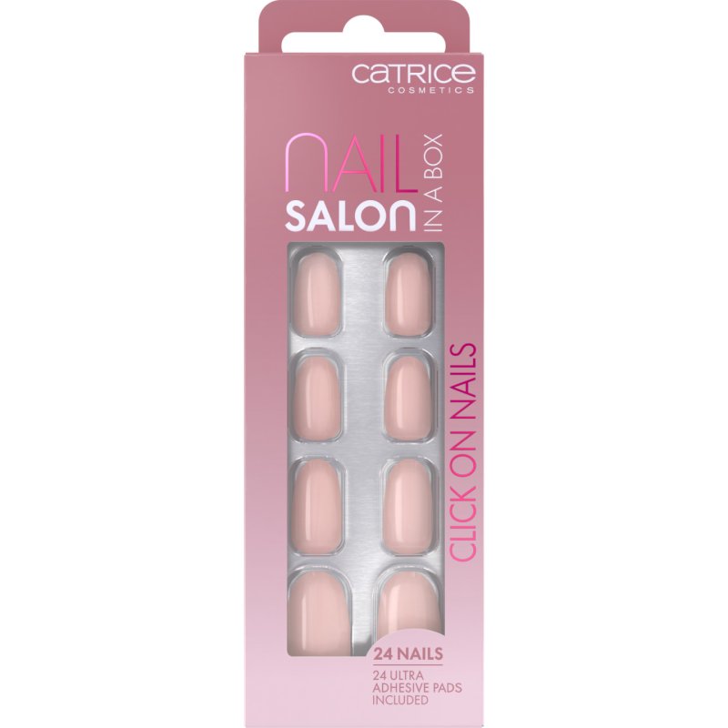 CATRICE Nail Salon in a Box Click on Nails Ongles des mains Naturel Monochromatique 24 pièce(s)