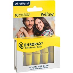 OHROPAX Yellow Foam Earplugs