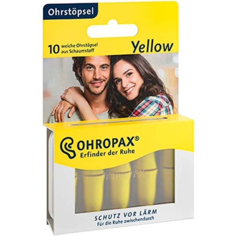 OHROPAX Yellow Foam Earplugs