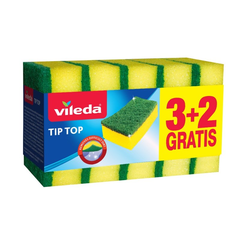 Vileda 4003790023996 scouring pad Green, Yellow
