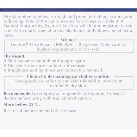Eucerin Urearepair 5% Urea Original Cream 75ml Intensive Body Cream for Dry Skin