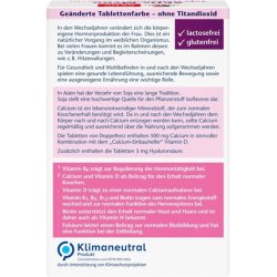 Doppelherz Active Meno for Women in Menopause with Plant-based Soy Isoflavones, Calcium, and Vitamin D3 30 Tablets