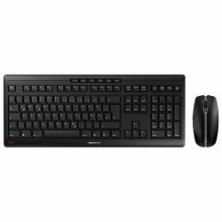 CHERRY STREAM DESKTOP Ensemble Clavier & Souris sans fil, noir, USB, AZERTY - FR