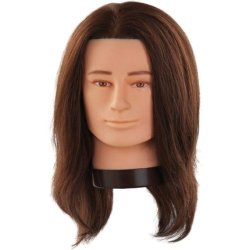 Comair Simon Men's Training Head Without Beard Real Hair