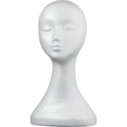 Comair Lady Foam Head Bust 39.5cm White