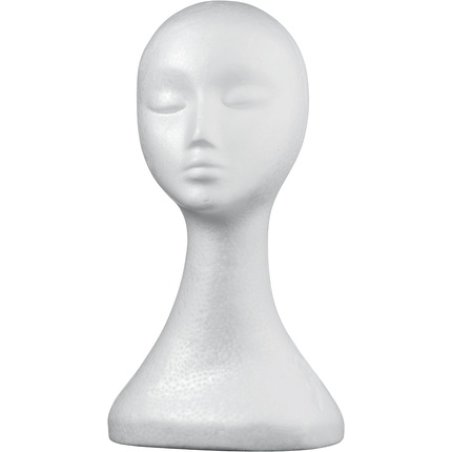 Comair Lady Foam Head Bust 39.5cm White