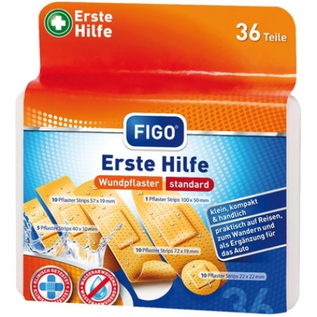 Figo Bandage First-Aid Box 36 Pieces Household And Travel
