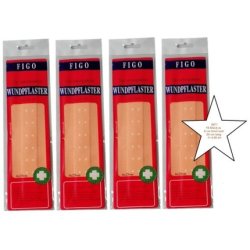 FIGO Wound Plaster Set 16 Pieces 6cm x 25cm Breathable and Air Permeable