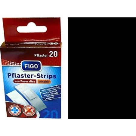FIGO Fiber Fleece Sensitiv Plaster Strips 20 Strips