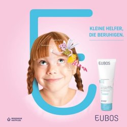 Eubos Haut Ruhe Körperlotion for Sensitive and Dry Children's Skin 125ml with Jojoba Oil
