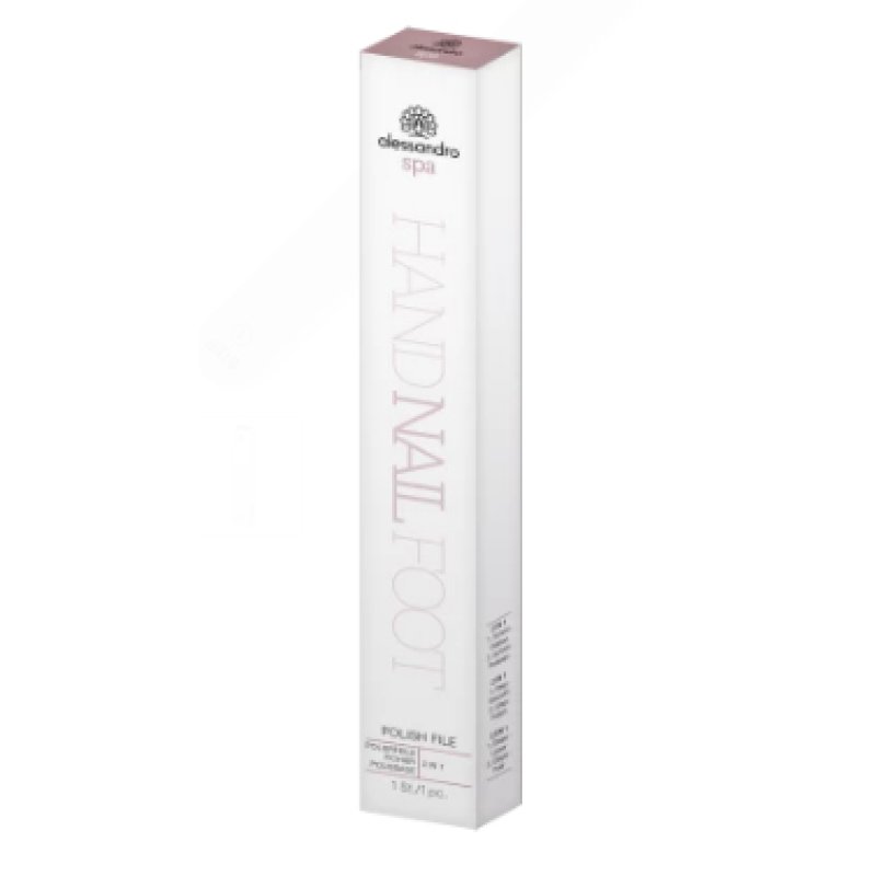 Alessandro Spa Polish File for Women - Contains Two Different Surfaces - Helps Eliminate Small Ridges - Smooths Nail