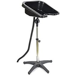 Efalock Professional Hairdresser Flat Portable Washing Basin Black 5kg