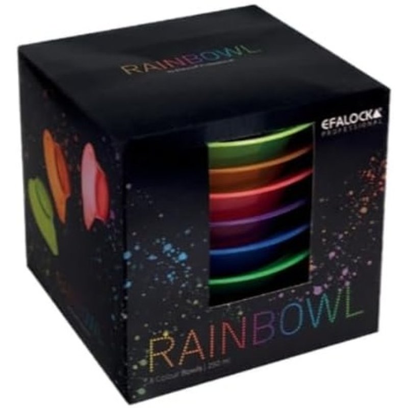 Efalock Colouring Bowl Set Transparent 250ml