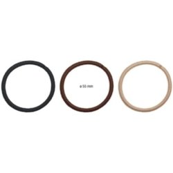 Efalock Thick Brown Elastic Bands - Pack of 10