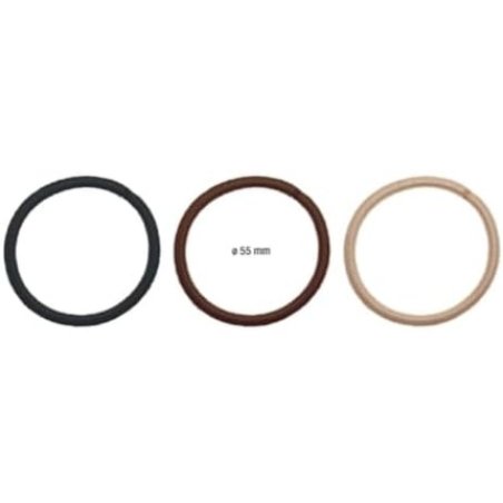 Efalock Thick Brown Elastic Bands - Pack of 10