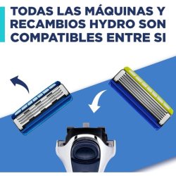 Wilkinson Sword Hydro 5 Razor Blades for Men - Carbon Coated, Hydrating Gel & Precision Trimmer - Pack of 16