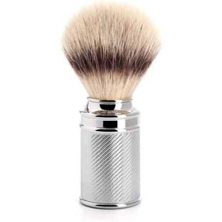 MÜHLE TRADITIONAL Silvertip Fibre Shaving Brush with Chrome Metal Handle