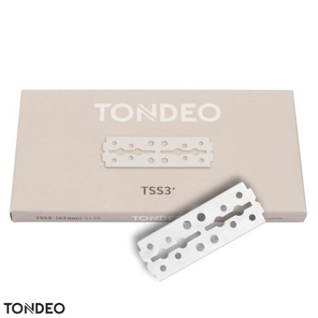 Tondeo Razor Blades TSS3 5x10 Stainless Steel Double Blades