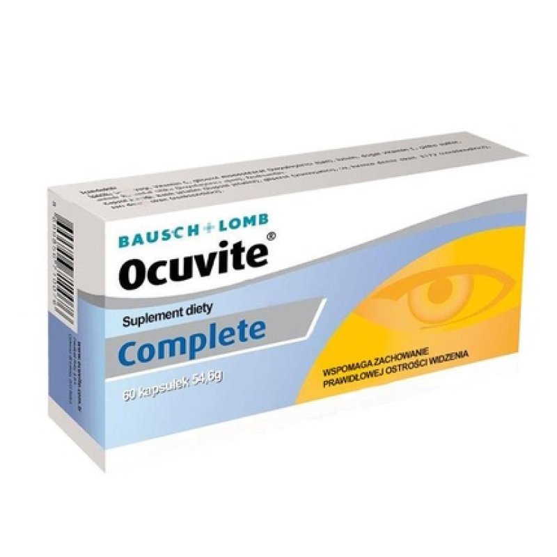 Ocuvite Vision Support Supplement - 60 Capsules For Complete Eye Health And Wellness