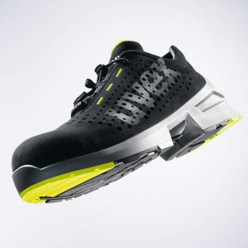 Uvex 1 S1 Work Shoes - Safety Shoes For Women/Men - Lime/Black 42