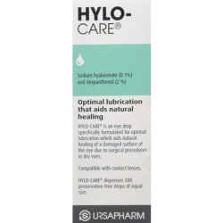 Hylo Care Preservative Free Lubricating Eyedrops with Sodium Hyaluronate