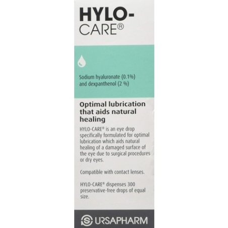 Hylo Care Preservative Free Lubricating Eyedrops with Sodium Hyaluronate