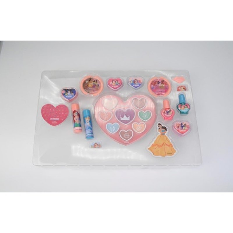 Lip Smacker Disney Princess Blockbuster Set All-in-One Makeup Giftset for Kids Princess Look