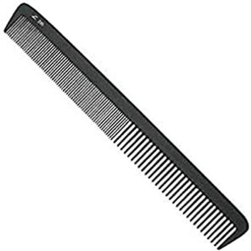 Fejic 285 Carbon Fiber Hair Cutting Comb Lightweight Heat Resistant for Precise Cutting on Wet and Dry Hair
