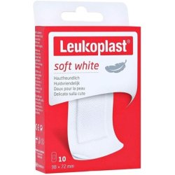 Leukoplast Soft White Gentle Plaster 38 x 72mm - Pack of 10
