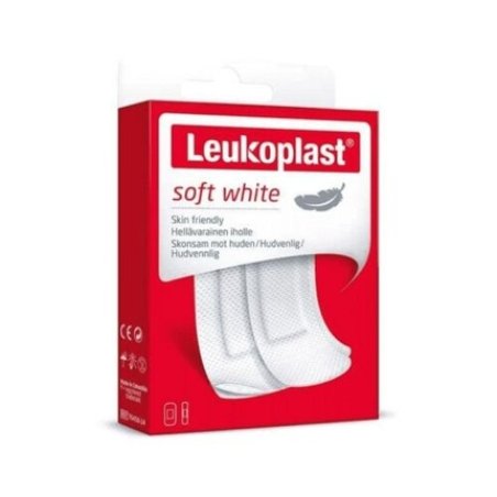 Soft White Leukoplast® Plaster 20 Pieces
