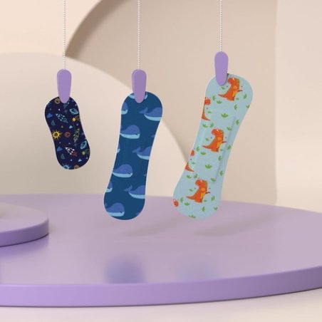 Wild Stripes Children's Plaster Set - Finger Plasters for Kids - Space Theme