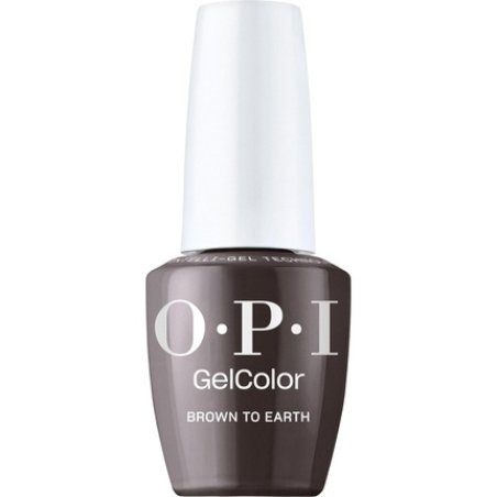 Opi Gelcolor Gel Nail Polish Opaque Dark Black & Gray Creme UV Cure